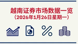 1月26日越南证券市场数据一览 【图表新闻】