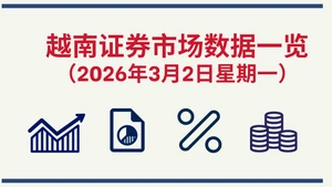 3月2日越南证券市场数据一览 【图表新闻】