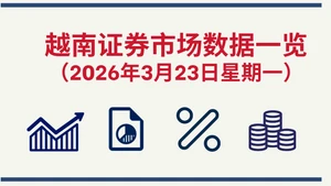 3月23日越南证券市场数据一览 【图表新闻】