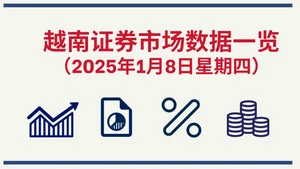 1月8日越南证券市场数据一览 【图表新闻】