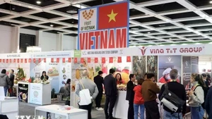 越南在第33届柏林国际果蔬展（Fruit Logistica）上的战区。