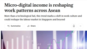 在The Business Times上刊登的文章。