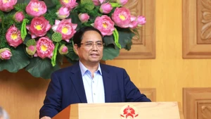 范明正总理发表讲话。（图片来源：越通社）