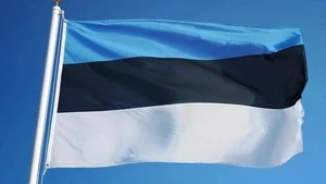 爱沙尼亚共和国国旗。（图片来源：越通社）