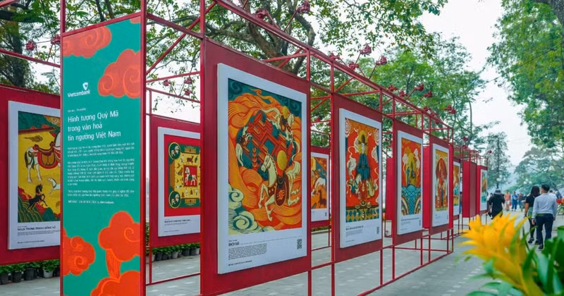 还剑湖畔的春之色彩——“马到”展。