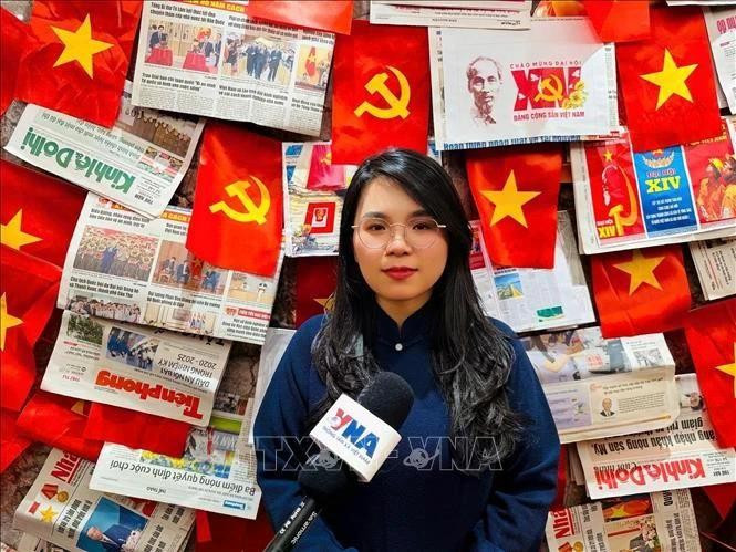 香港城市大学博士后研究员黎氏琼花。（图片来源：越通社）