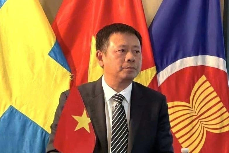 越南驻瑞典大使陈文俊。（图片来源：越通社）