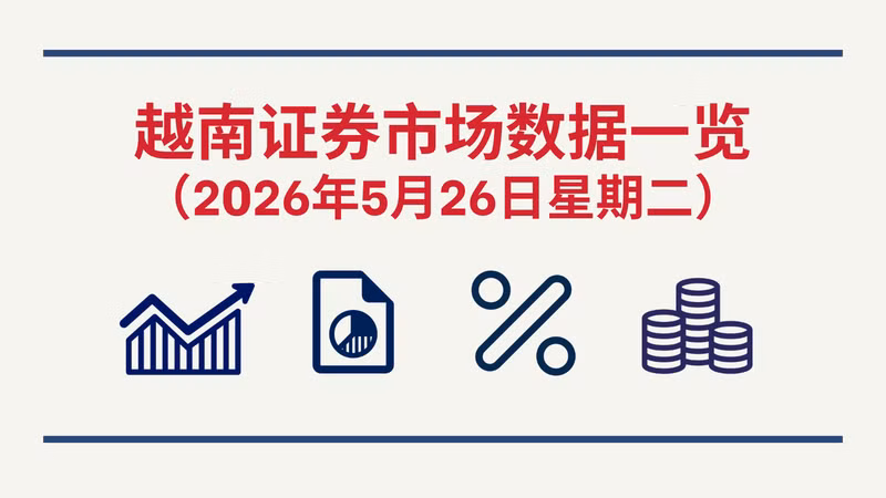 5月26日越南证券市场数据一览 【图表新闻】