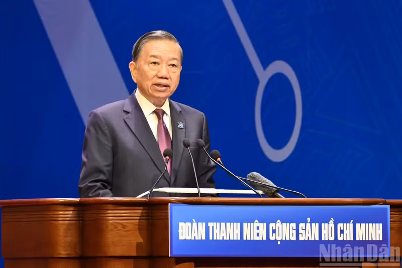 苏林总书记、国家主席在大会上发表指导性讲话。