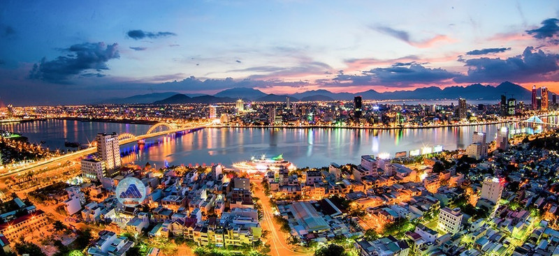 岘港市一角。