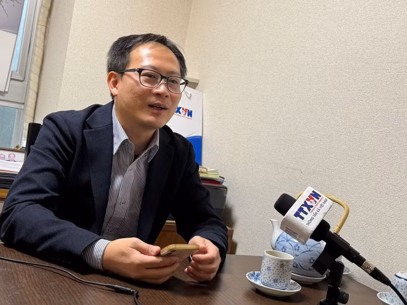 日本京都民医连中央医院肿瘤内科主任范元贵医生。（图片来源：越通社）