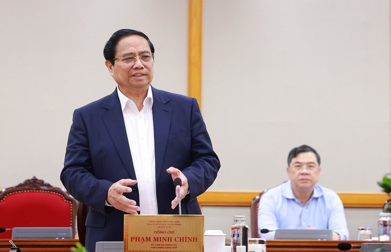 范明正总理在会上发表讲话。（图片来源：越通社）