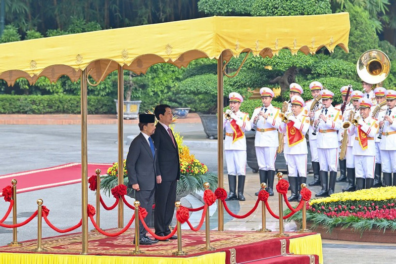 文莱达鲁萨兰国苏丹哈吉·哈桑纳尔·博尔基亚对越南进行国事访问。