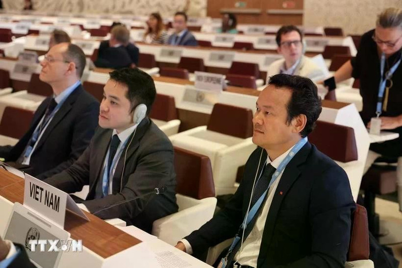 越南常驻联合国、世界贸易组织及其他驻日内瓦国际组织代表团团长梅潘勇大使。（图片来源：越通社）