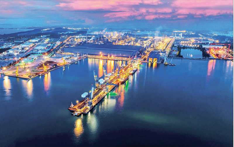 容橘和发钢铁生产综合体。