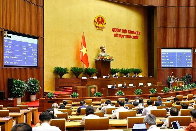 根据国会第九次会议议程，6月16日的重点内容是宪法和立法工作（资料图）。（图片来源：越通社）