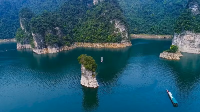 纳杭—林平生态湖。