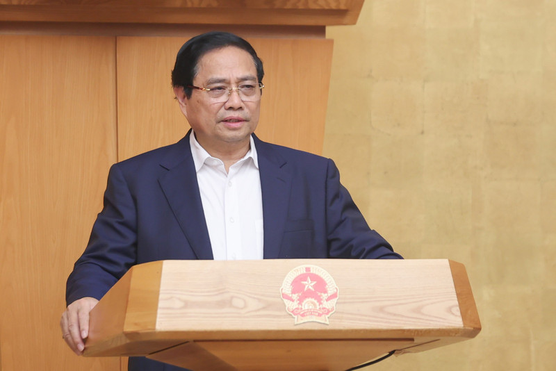 范明正总理在会上发表讲话。（图片来源：VGP）