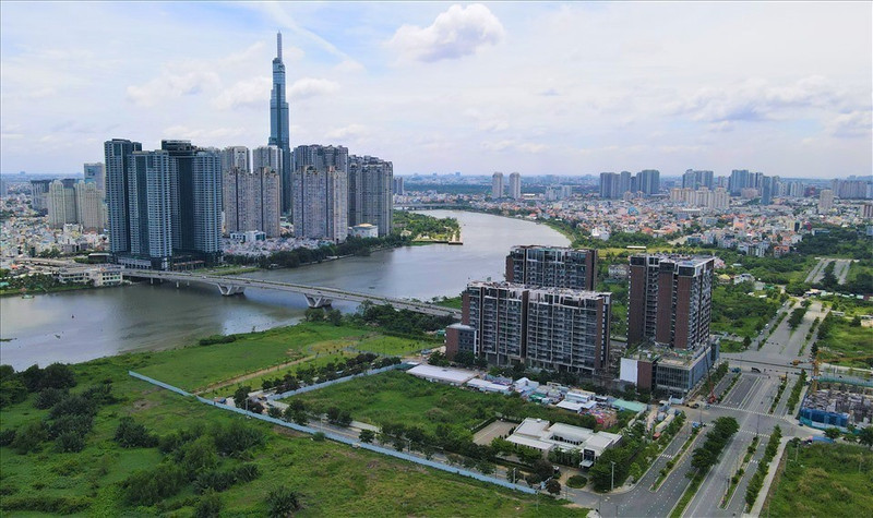 胡志明市一角。