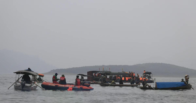 老街省全力以赴开展搜救工作。（图片来源：越通社）