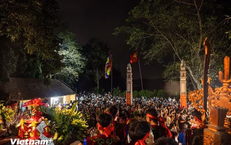 2月3日晚（即丙午年正月十四），位于祥漂祠的迎圣回亭仪式隆重举行，成为整个传统节庆中最具特色的活动之一。