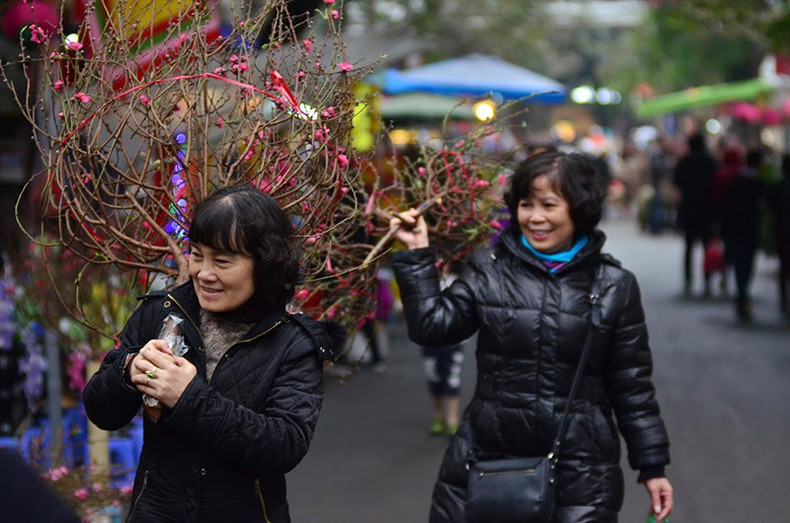 河内春节花市气氛浓（组图） ảnh 7