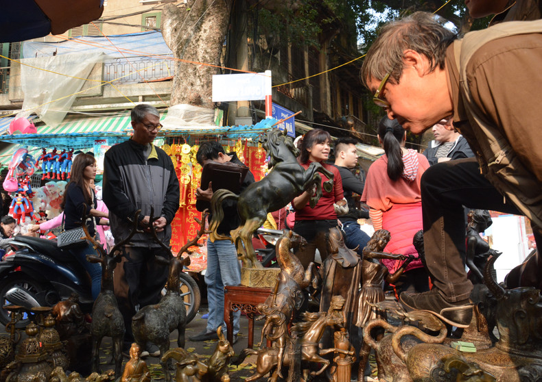 河内春节花市气氛浓（组图） ảnh 6