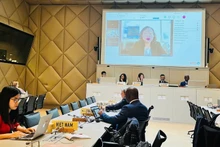 越南常驻日内瓦代表团官员现场参会，工贸部进出口局代表通过线上方式与会。