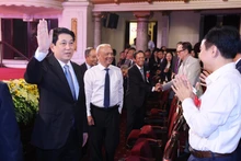 越南国家主席梁强出席越南律师传统日80周年庆典。（图片来源：越通社）