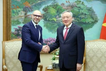 越南政府常务副总理阮和平会见常设仲裁法院(PCA)秘书长马辛·切佩拉。