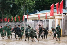 军队参与了河江一坊和河江二坊洪灾灾后重建工作。