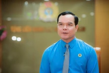 越南劳动总联合会党委书记、主席阮廷康。（图片来源：越通社）