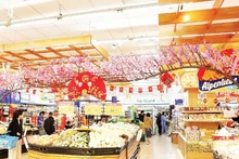 春节临近，河静省各大超市系统消费热度持续攀升。