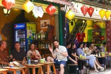 2026年头两个月，首都河内接待国际游客约155万人次，增长35.6%。（图片来源：越通社）