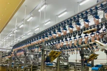 家禽肉类加工厂内部生产线。（图片来源：越通社）