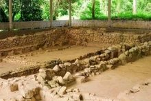 喔㕭-波栖考古遗址的一角。