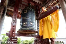 越南全国18491座寺庙将于7月1日上午同步敲响钟鼓祈愿国泰民安。（图片来源：越通社）