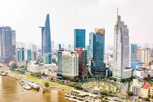 胡志明市一角。