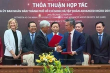 备忘录签署仪式。(图片来源:越通社)