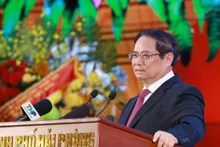 范明正总理发表讲话。（图片来源：越通社）