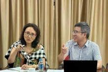 美国国家合作社商业协会代表巴吉·谢尔昌在会上发表讲话。(图片来源:越通社)