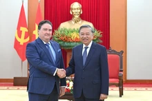 苏林总书记会见美国驻越大使马克·纳珀。