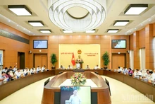 国会常务委员会第49次会议场景。