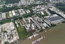 越南东南部地区工业园区。