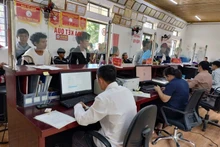 附图：莱州省大新仔（Tủa Sín Chải）乡公共行政中心。
