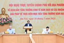 范明正总理在会上发表指导性讲话。（陈海 摄）