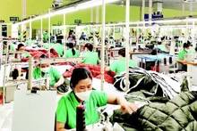 南定纺织服装股份公司出口纺织品服装生产。