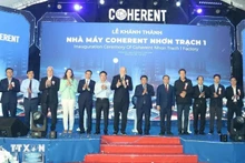 Coherent越南工厂落成典礼。（图片来源：越通社）