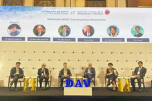 大使漫谈活动场景。（图片来源：越通社）