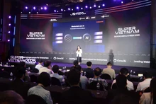 2025年越南区块链技术和人工智能周场景。(图片来源:越通社)
